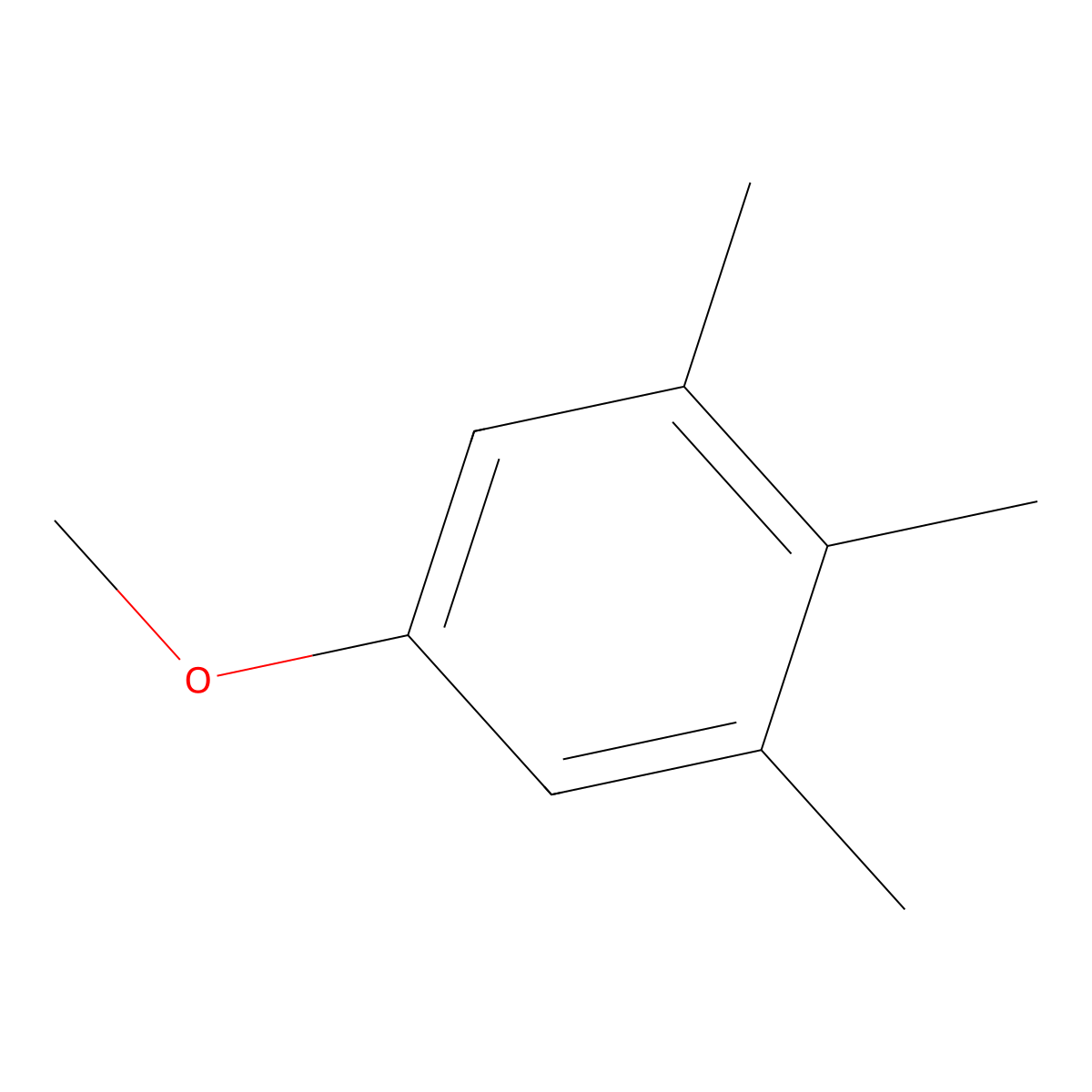 5-Methoxy-1,2,3-trimethylbenzene molecular structure, CAS 21573-41-1