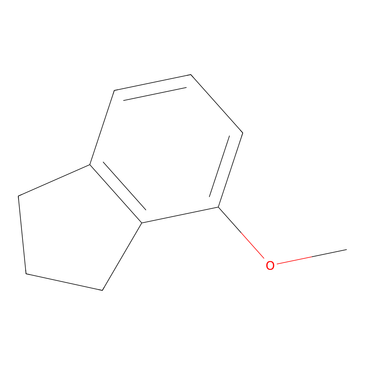 4-methoxy-2,3-dihydro-1H-indene molecular structure, CAS 21573-42-2