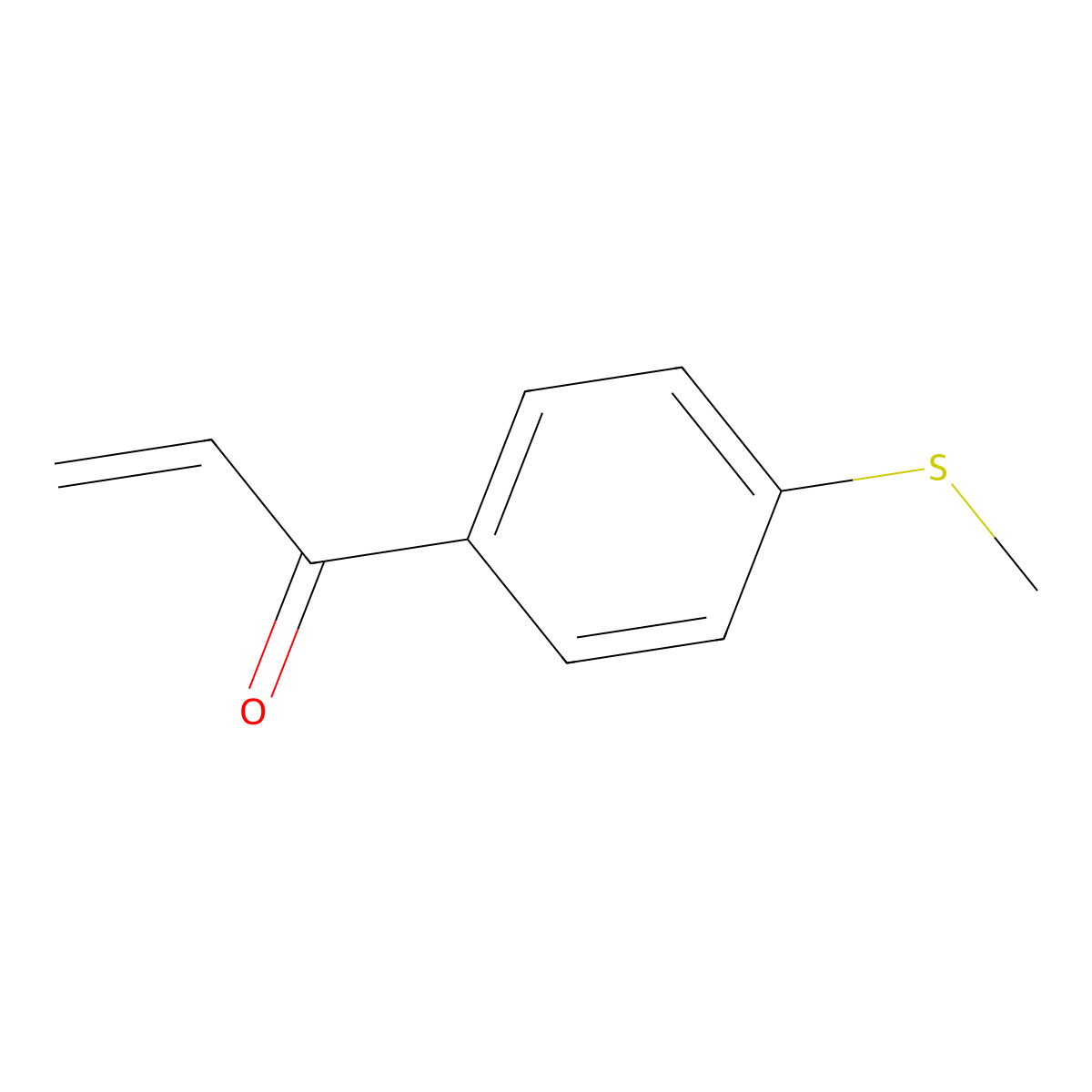 1-[4-(Methylsulfanyl)phenyl]prop-2-en-1-one molecular structure, CAS 21573-80-8