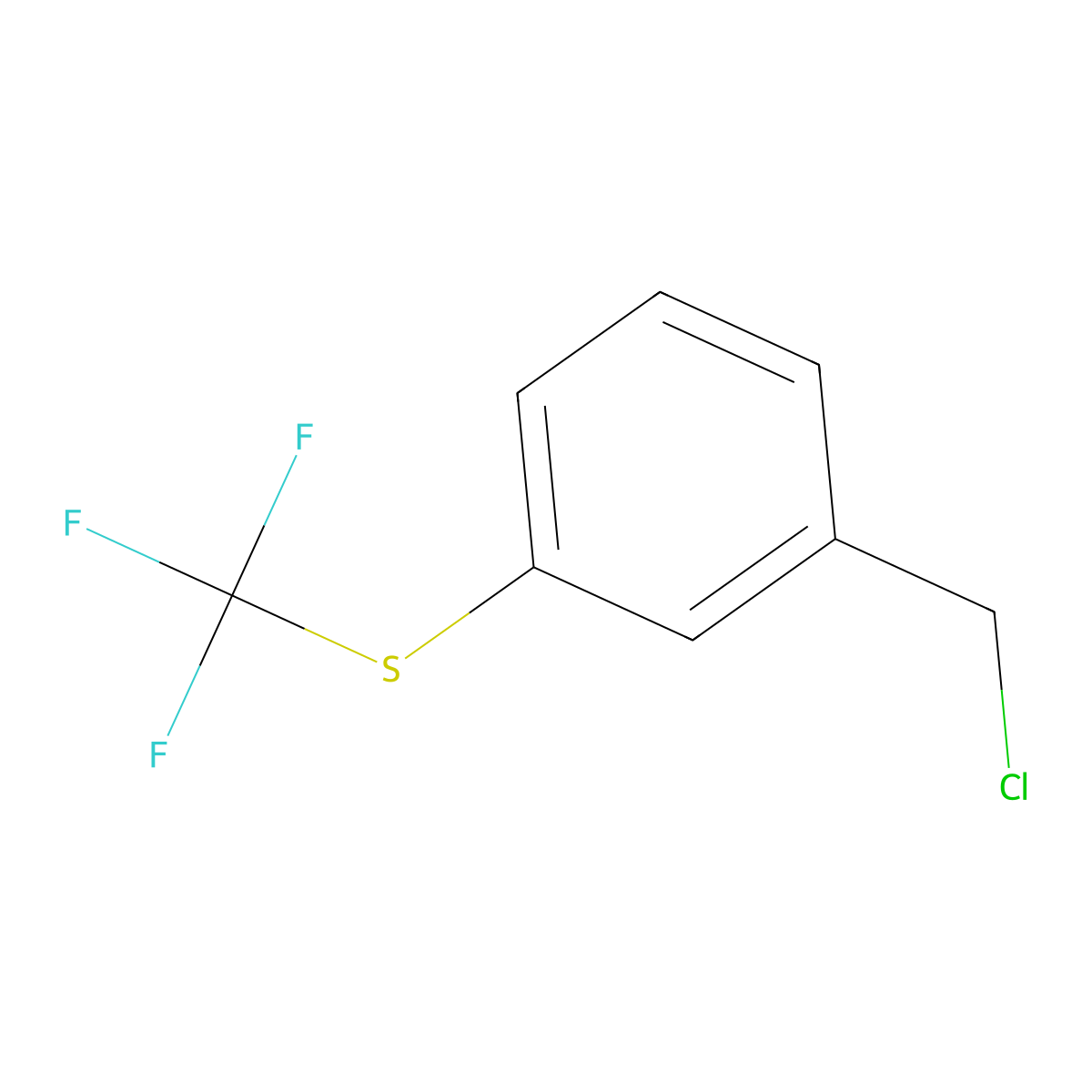 3-(Trifluoromethylthio)benzyl chloride molecular structure, CAS 215732-90-4