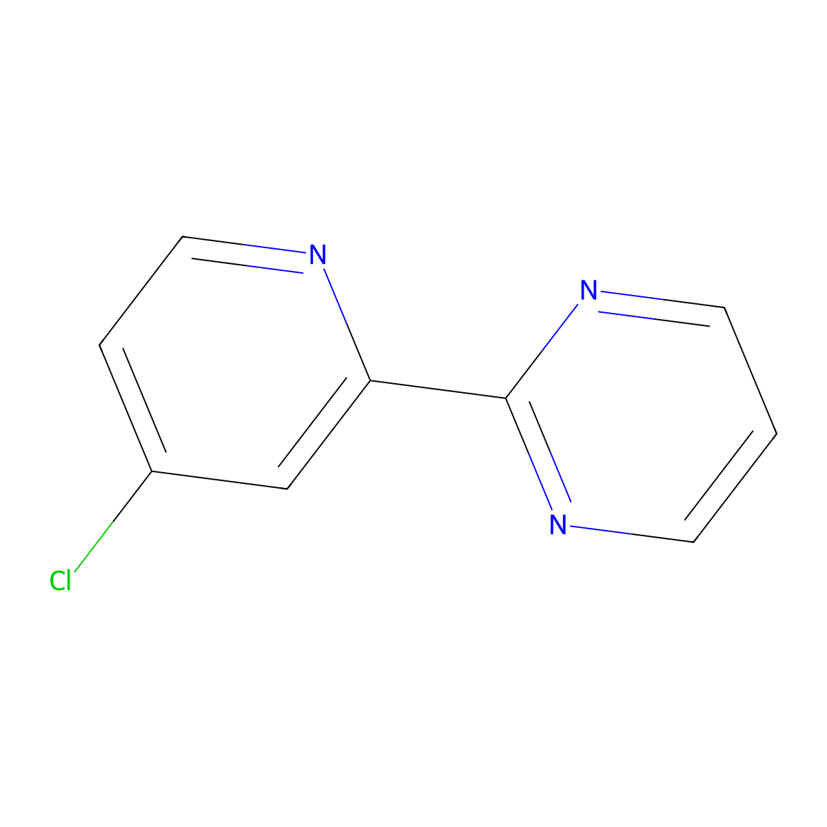 2-(4-Chloropyridin-2-yl)pyrimidine molecular structure, CAS 2157370-48-2