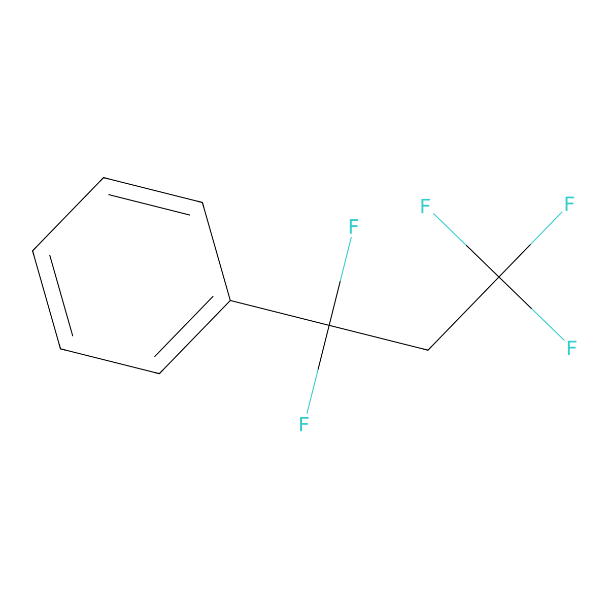 (1,1,3,3,3-Pentafluoro-propyl)-benzene molecular structure, CAS 2157442-76-5