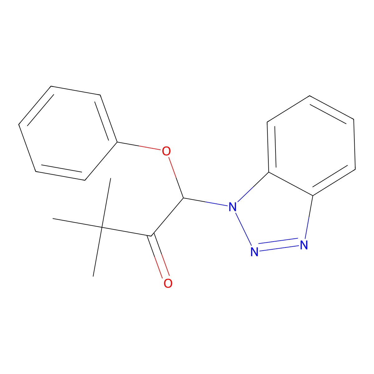 1-(1H-1,2,3-Benzotriazol-1-yl)-3,3-dimethyl-1-phenoxybutan-2-one molecular structure, CAS 2157442-80-1