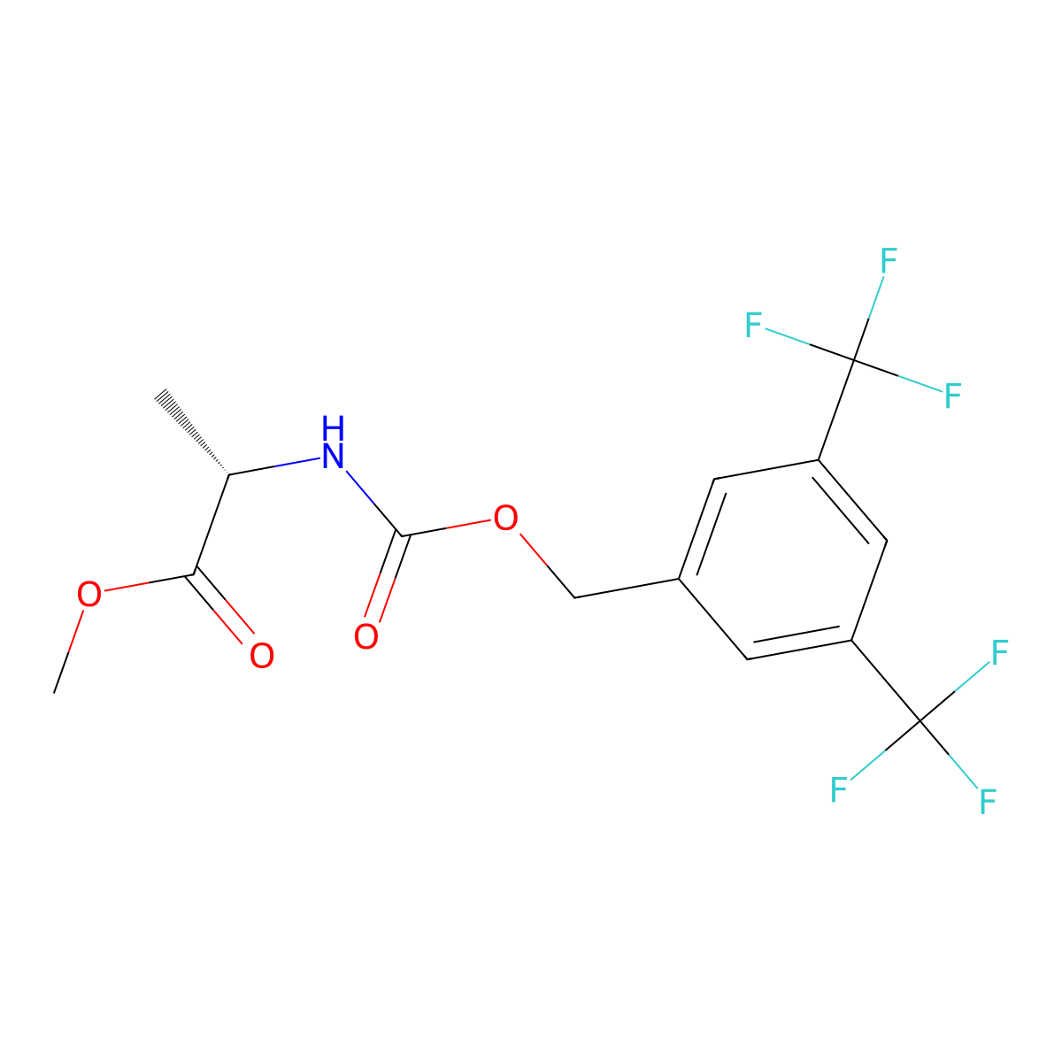 3,5-Bis(trifluoromethyl)-CBZ-L-Valine-OMe molecular structure, CAS 2157454-39-0
