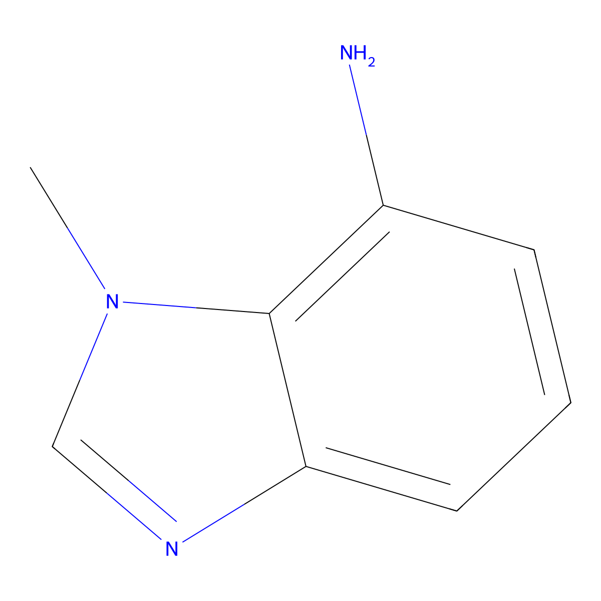 1-Methyl-1H-benzo[d]imidazol-7-amine molecular structure, CAS 21577-25-3