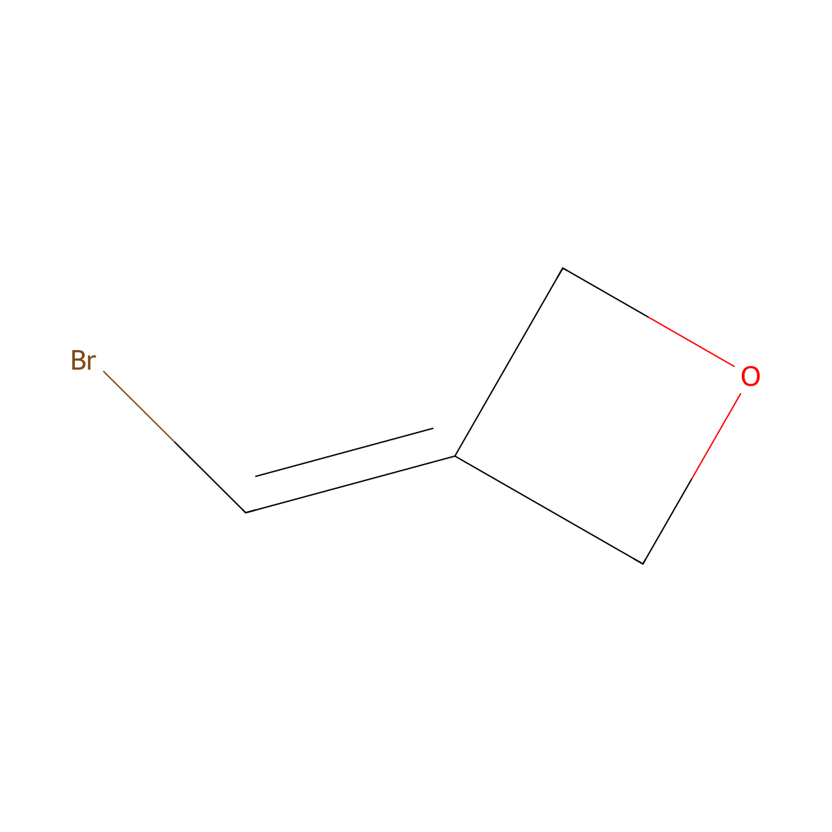 3-(Bromomethylidene)oxetane molecular structure, CAS 2157758-73-9