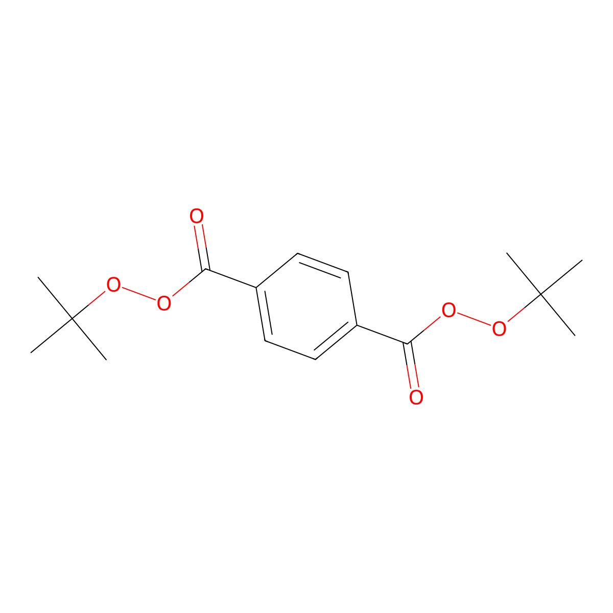 Di-tert-butyl benzene-1,4-dicarboperoxoate molecular structure, CAS 21578-94-9