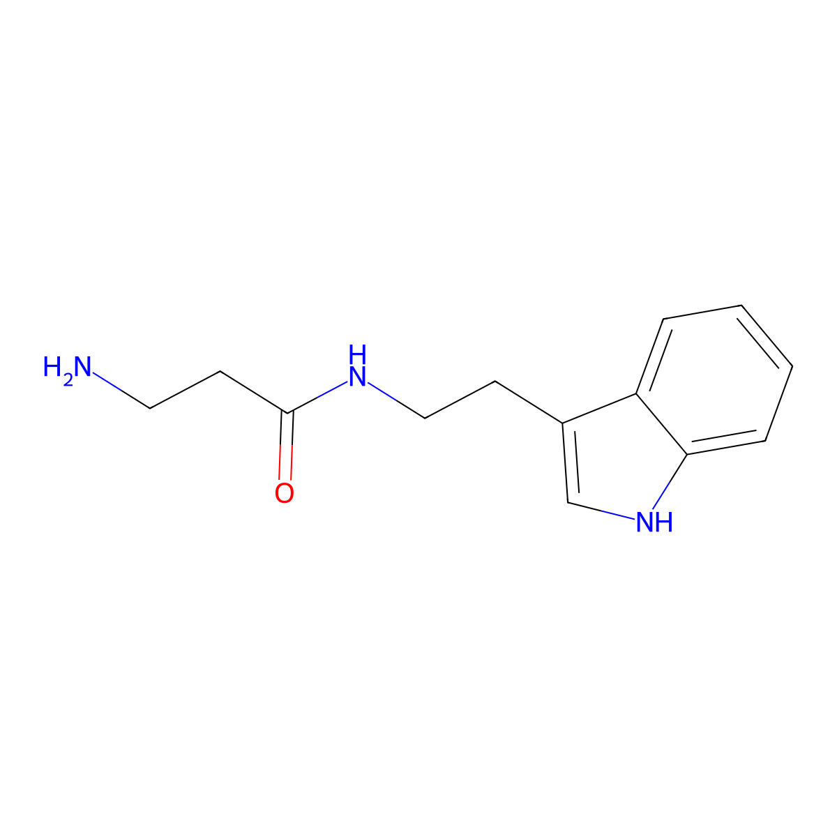 Indole-C2-amide-C2-NH2 molecular structure, CAS 215789-29-0