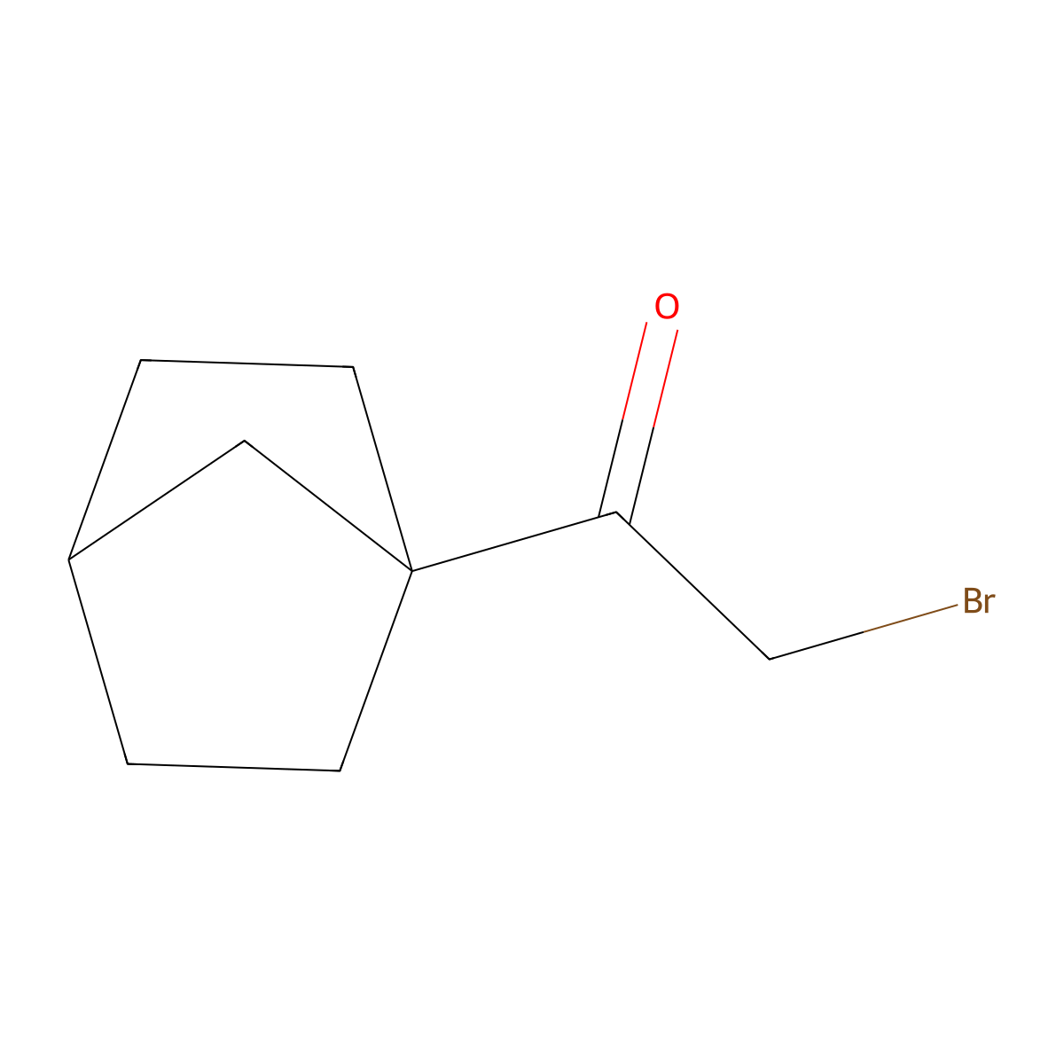 1-{Bicyclo[2.2.1]heptan-1-yl}-2-bromoethan-1-one molecular structure, CAS 2157991-07-4