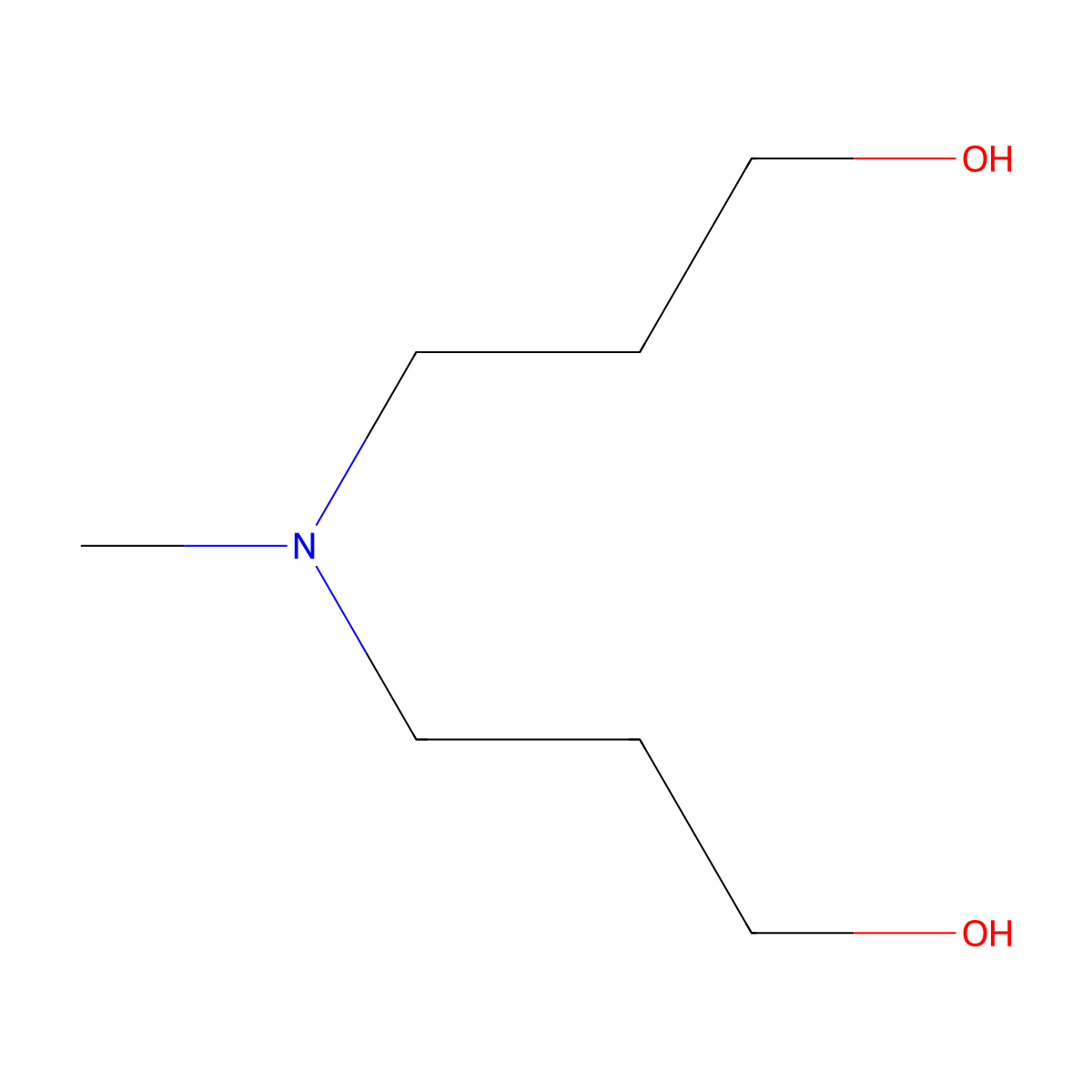 3,3'-(Methylazanediyl)bis(propan-1-ol) molecular structure, CAS 2158-67-0
