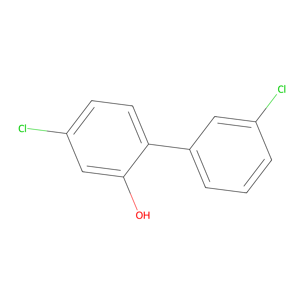 3',4-Dichloro(1,1'-biphenyl)-2-ol molecular structure, CAS 215804-78-7