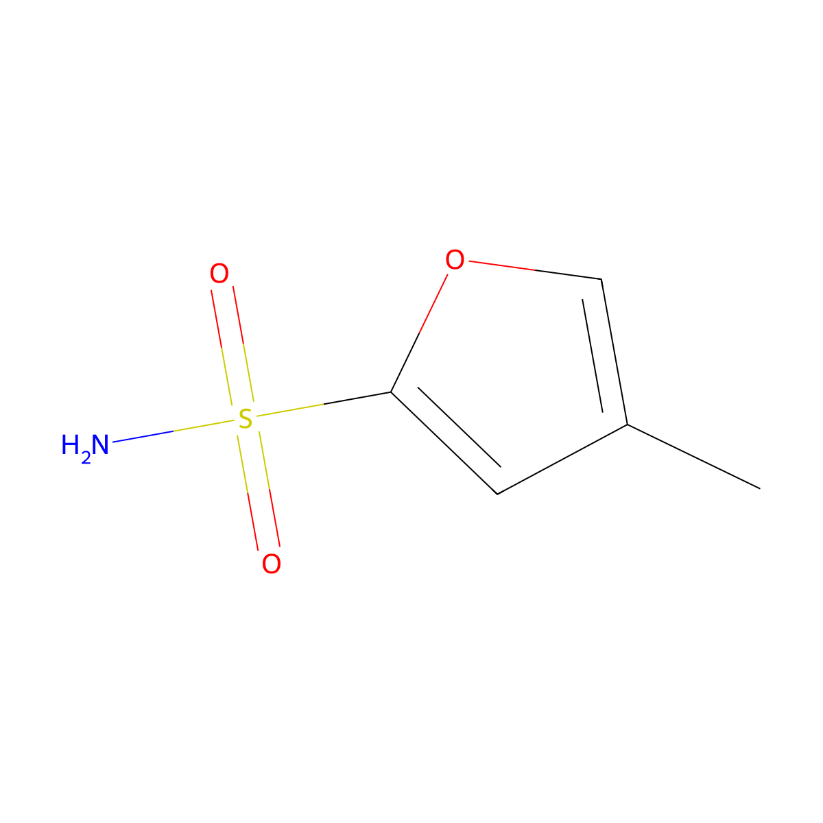 4-Methylfuran-2-sulfonamide molecular structure, CAS 2158079-13-9