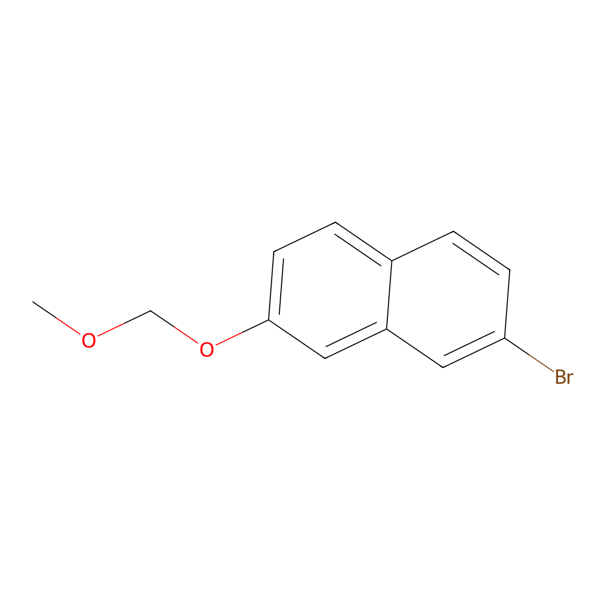 2-Bromo-7-(methoxymethoxy)naphthalene molecular structure, CAS 2158298-25-8