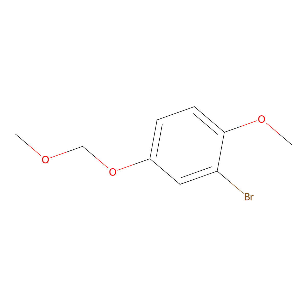 2-Bromo-1-methoxy-4-(methoxymethoxy)benzene molecular structure, CAS 2158298-51-0