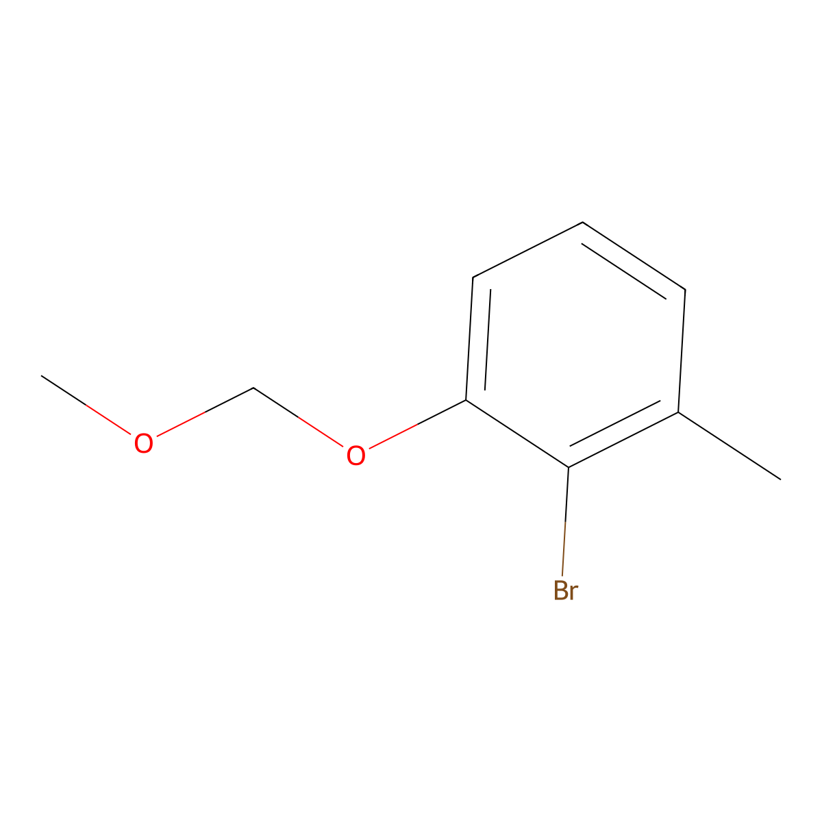 2-Bromo-1-(methoxymethoxy)-3-methylbenzene molecular structure, CAS 2158298-52-1