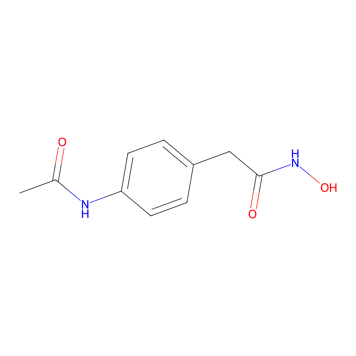 2-(4-Acetamidophenyl)-N-hydroxyacetamide molecular structure, CAS 2158718-92-2