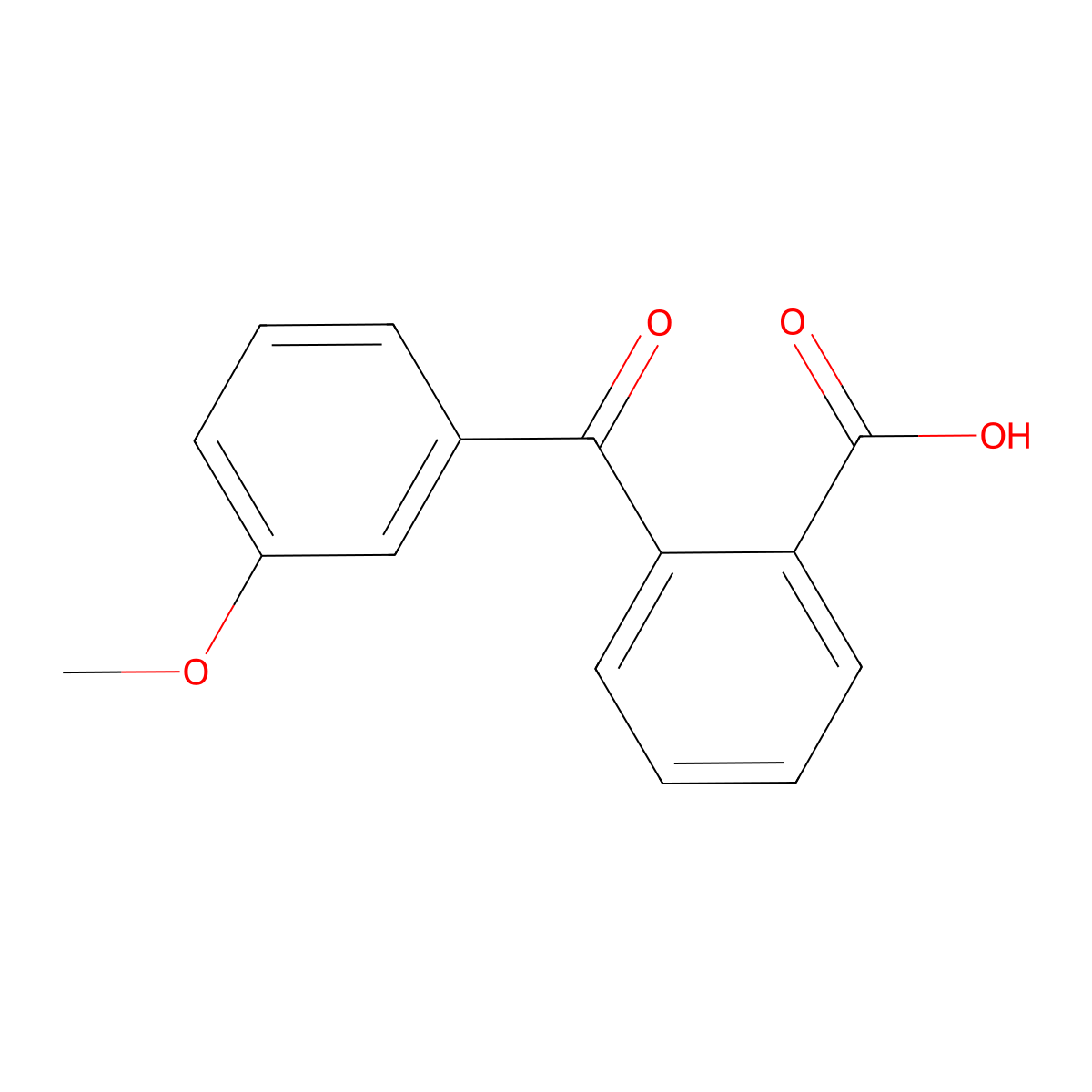 2-(3-Methoxybenzoyl)benzoic acid molecular structure, CAS 2159-36-6