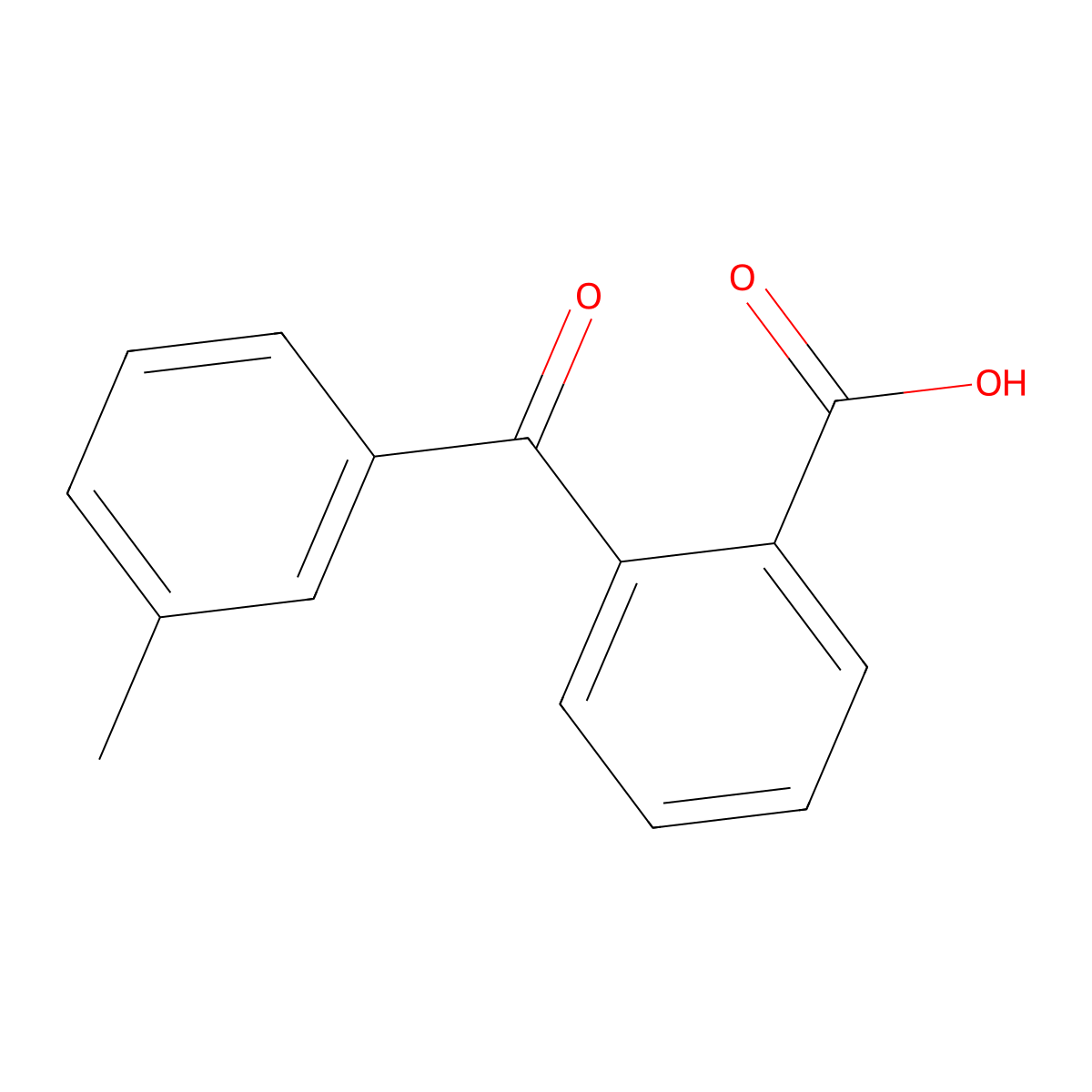 2-(3-Methylbenzoyl)benzoic acid molecular structure, CAS 2159-37-7