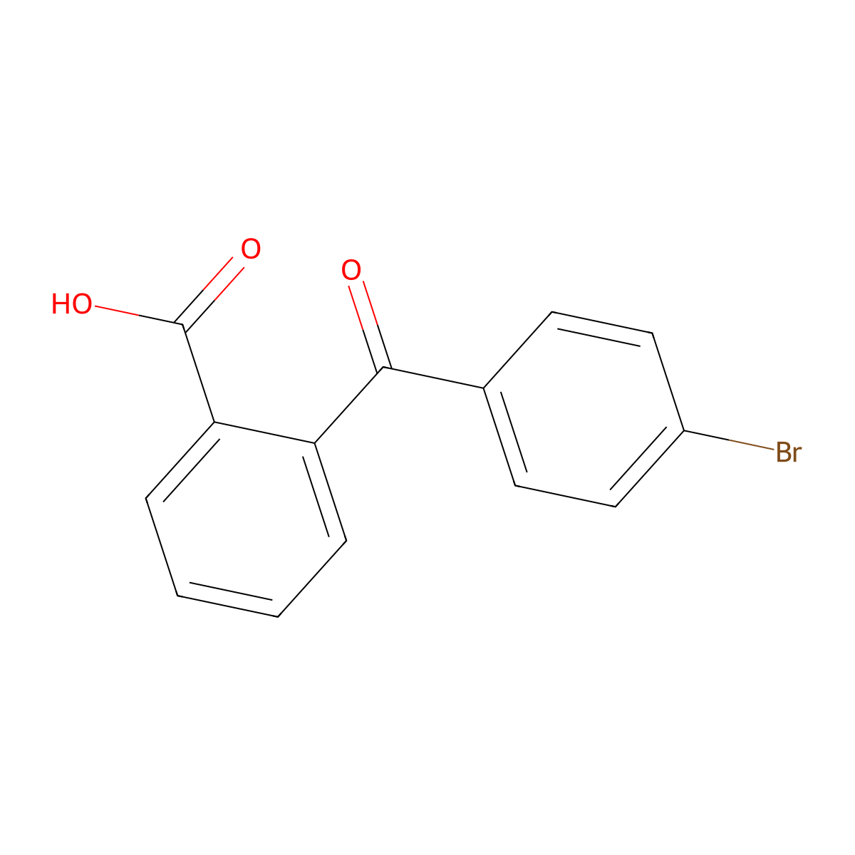 2-(4-Bromobenzoyl)benzoic acid molecular structure, CAS 2159-40-2