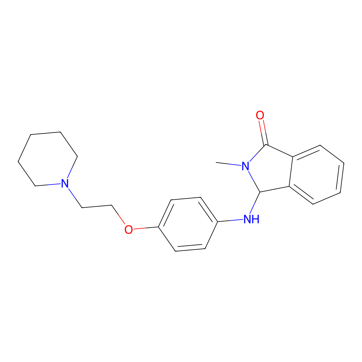 Omidoline molecular structure, CAS 21590-91-0