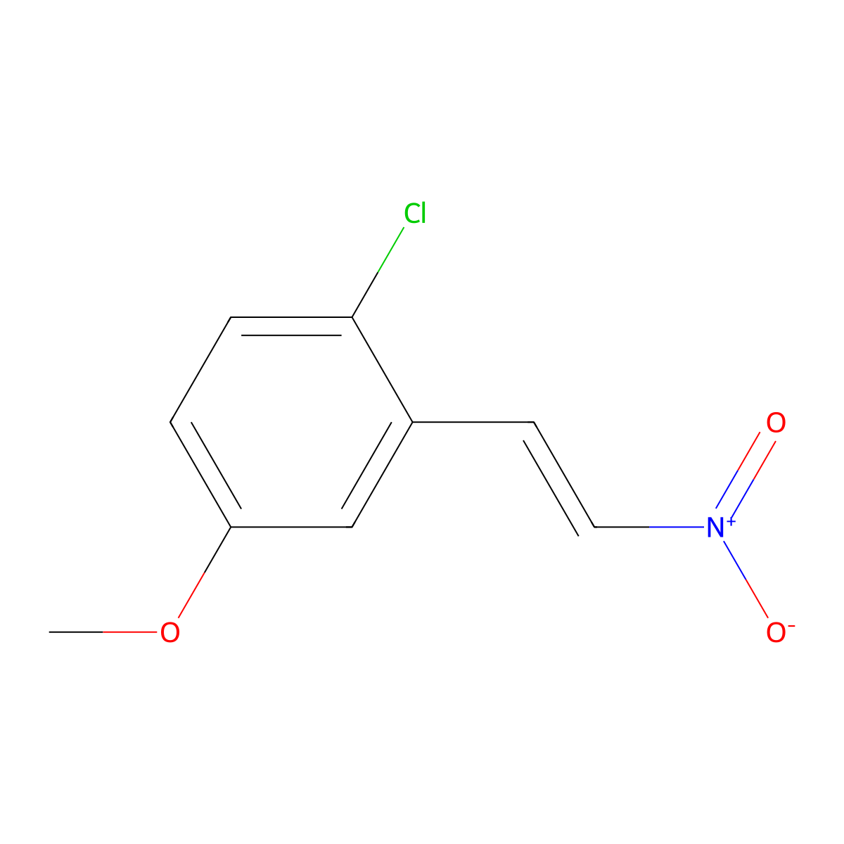 1-chloro-4-methoxy-2-[(E)-2-nitroethenyl]benzene molecular structure, CAS 2159122-12-8