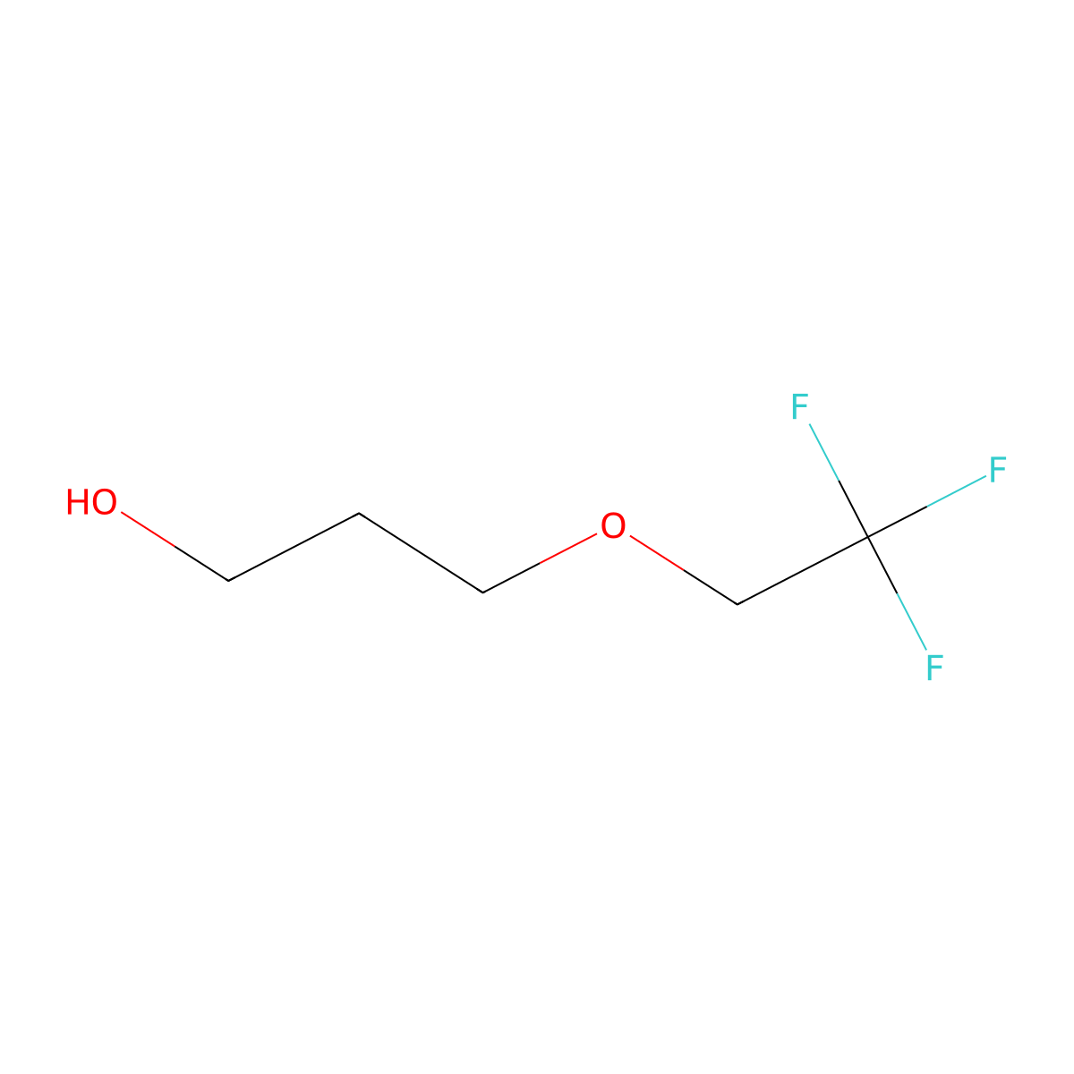 3-(2,2,2-Trifluoroethoxy)propan-1-ol molecular structure, CAS 215929-99-0