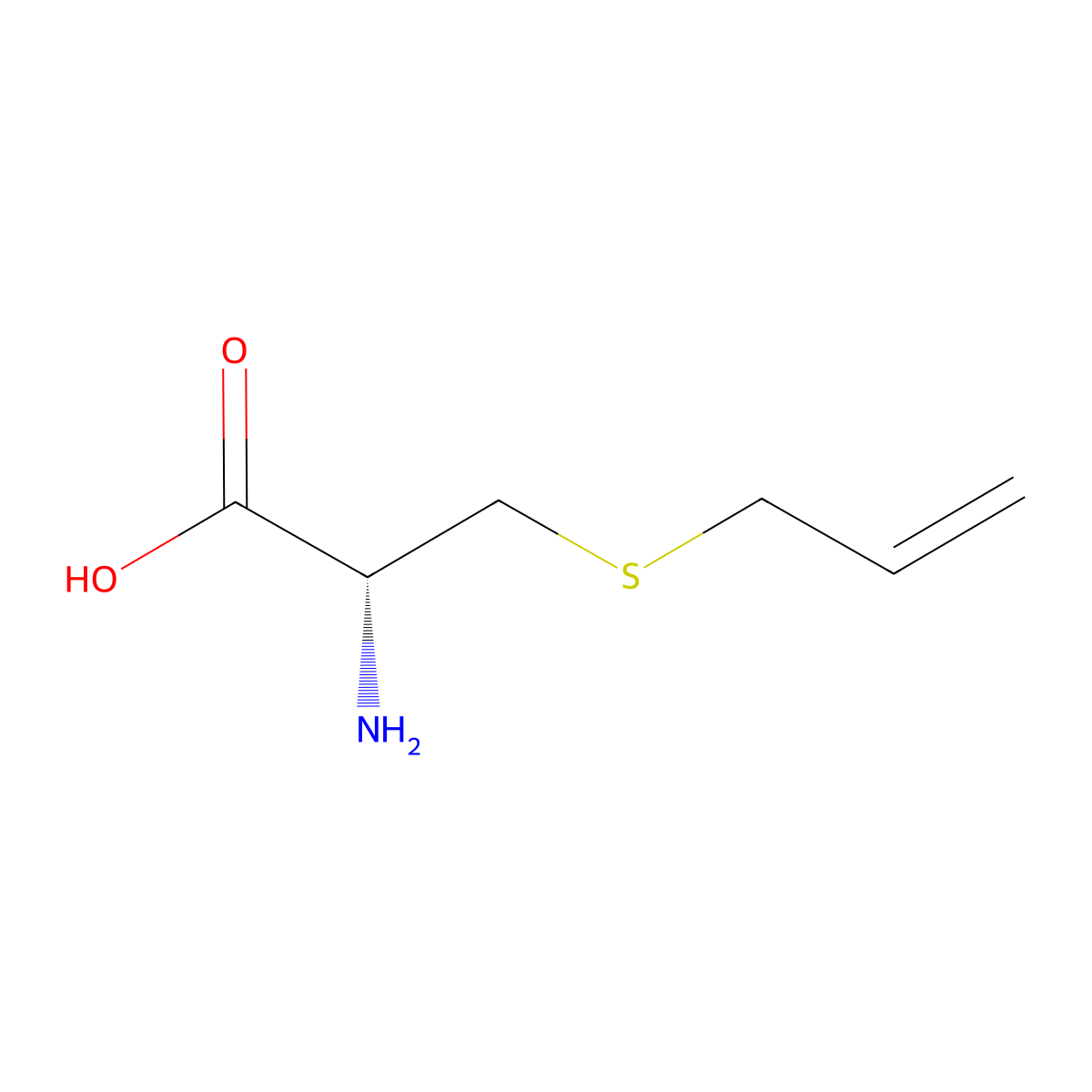 (+)-S-Allylcysteine molecular structure, CAS 21593-77-1
