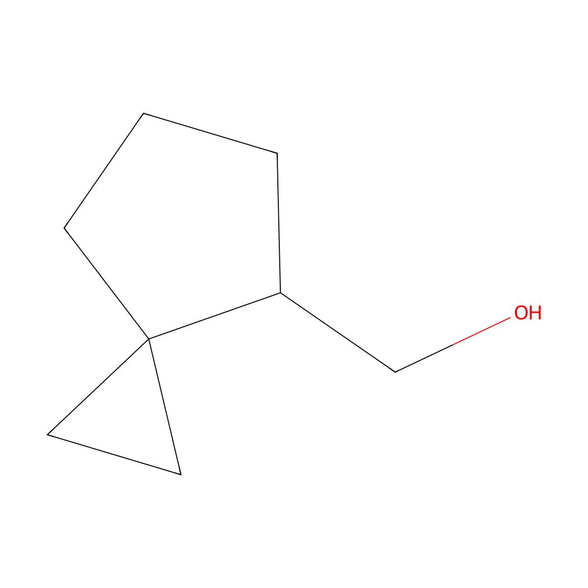 {Spiro[2.4]heptan-4-yl}methanol molecular structure, CAS 2159353-38-3