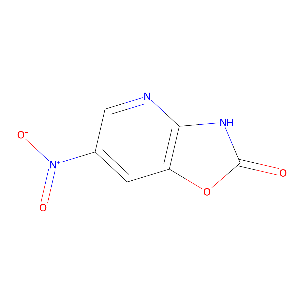6-Nitrooxazolo[4,5-b]pyridin-2(3H)-one molecular structure, CAS 21594-54-7