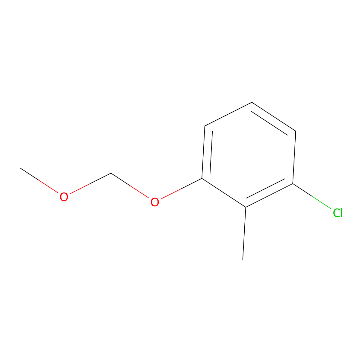 1-Chloro-3-(methoxymethoxy)-2-methylbenZene molecular structure, CAS 2159430-64-3