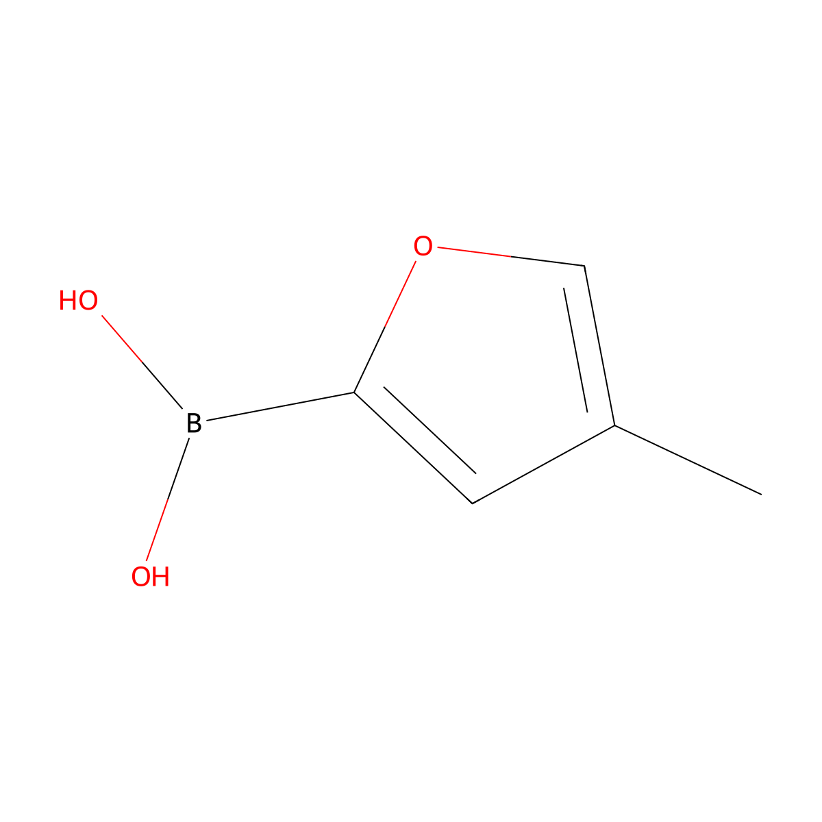 (4-Methylfuran-2-yl)boronic acid molecular structure, CAS 215951-88-5