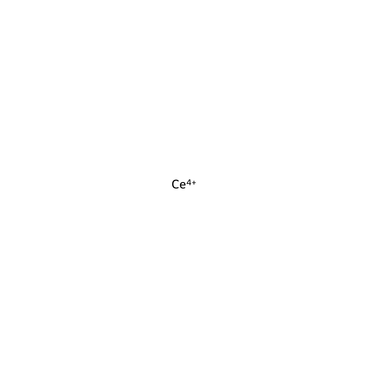 Cerium(4+) molecular structure, CAS 215951-90-9