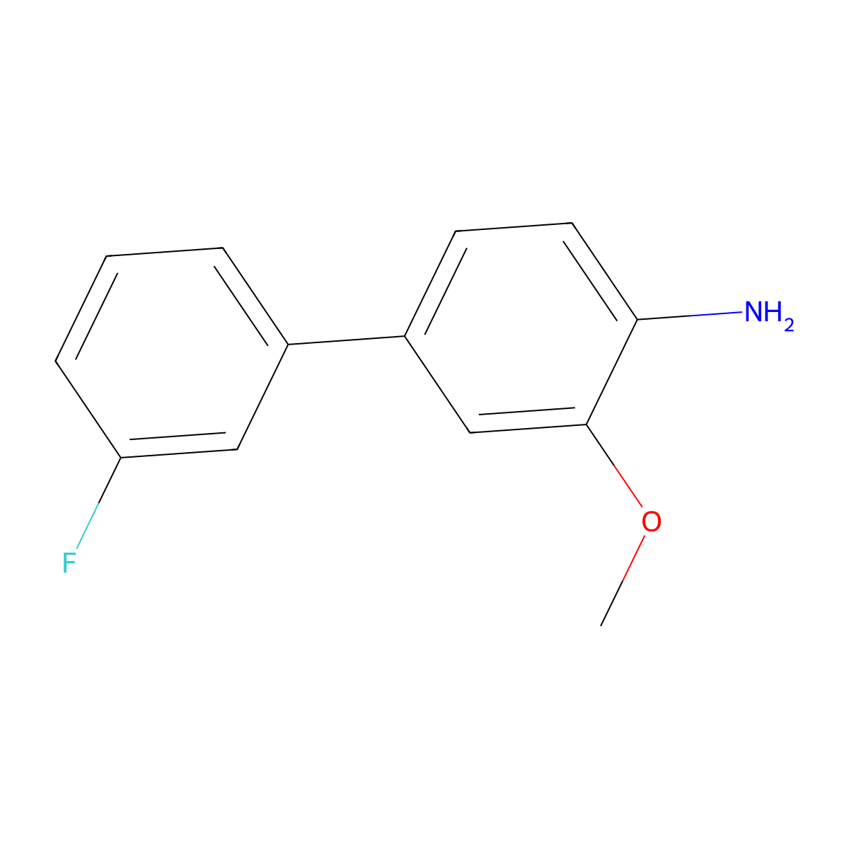 3'-Fluoro-3-methoxy-[1,1'-biphenyl]-4-amine molecular structure, CAS 2159608-04-3