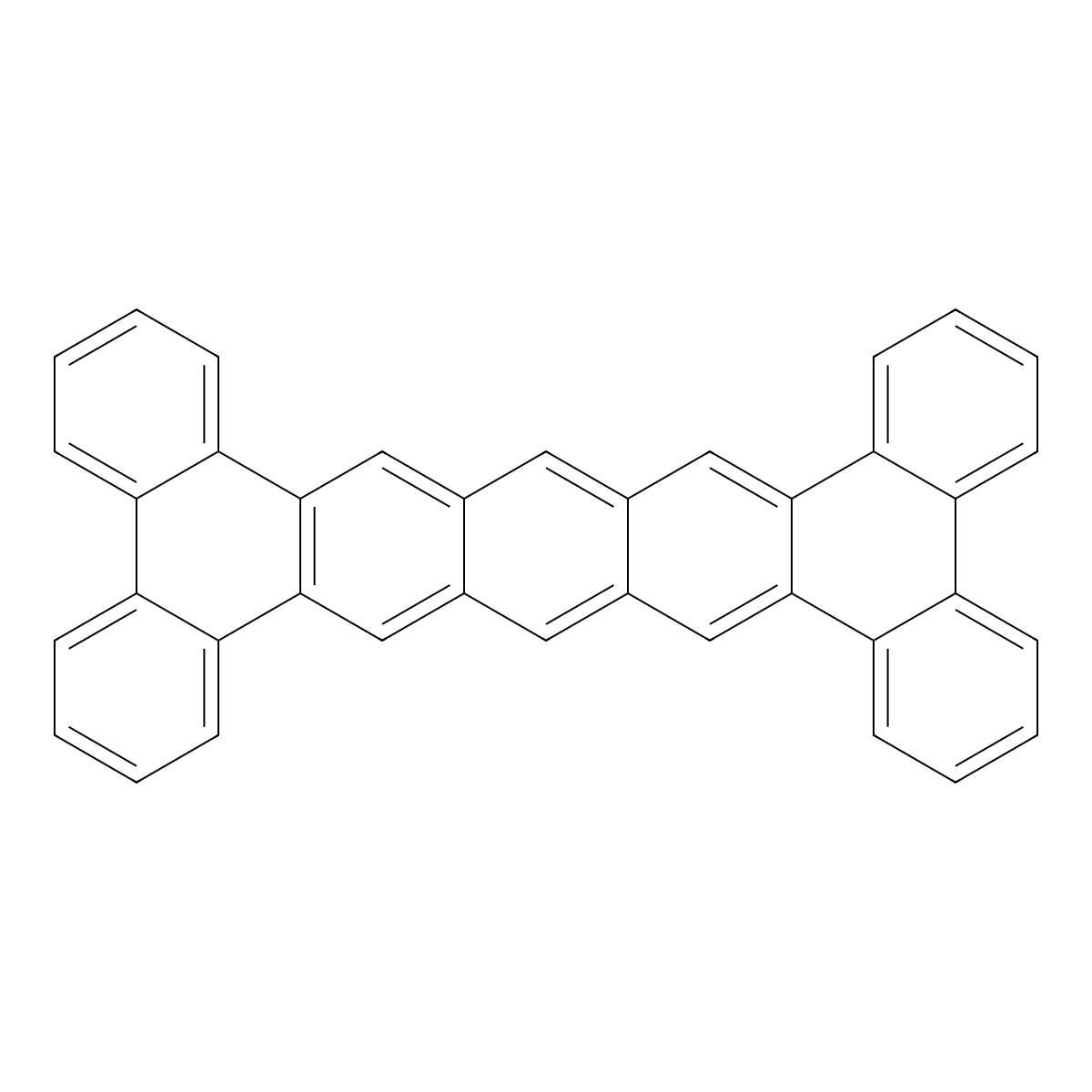 Tetrabenzo(a,c,l,o)pentacene molecular structure, CAS 216-07-9