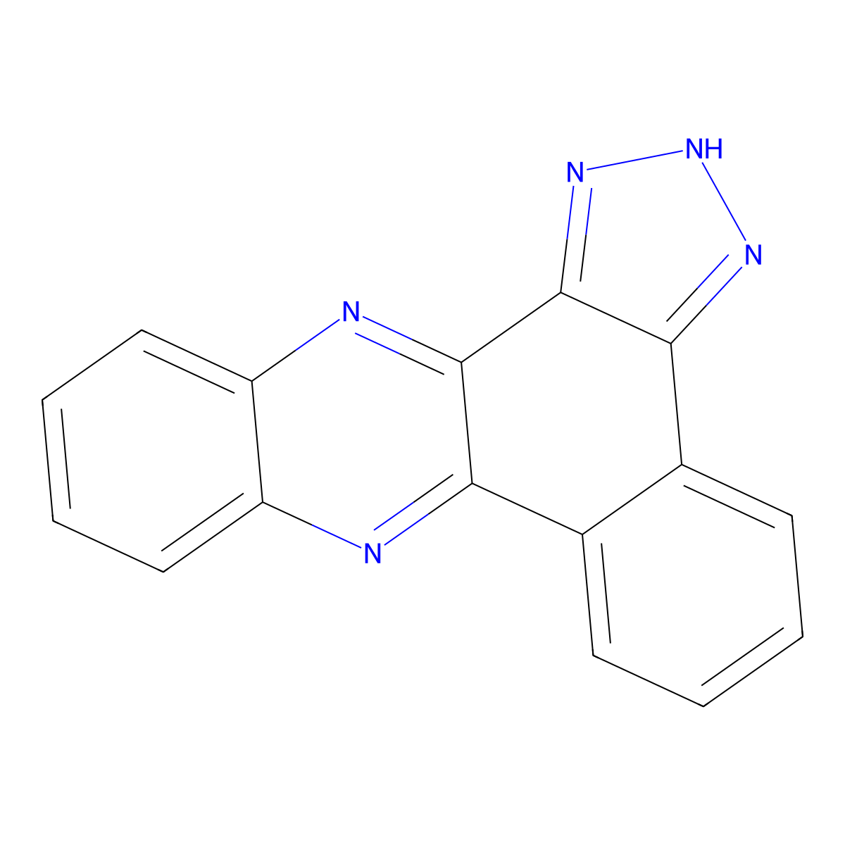 2h-Benzo[c]-1,2,3-triazolo[4,5-a]phenazine molecular structure, CAS 216-25-1