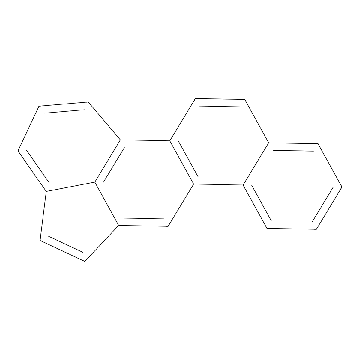 Cyclopenta(hi)chrysene molecular structure, CAS 216-48-8