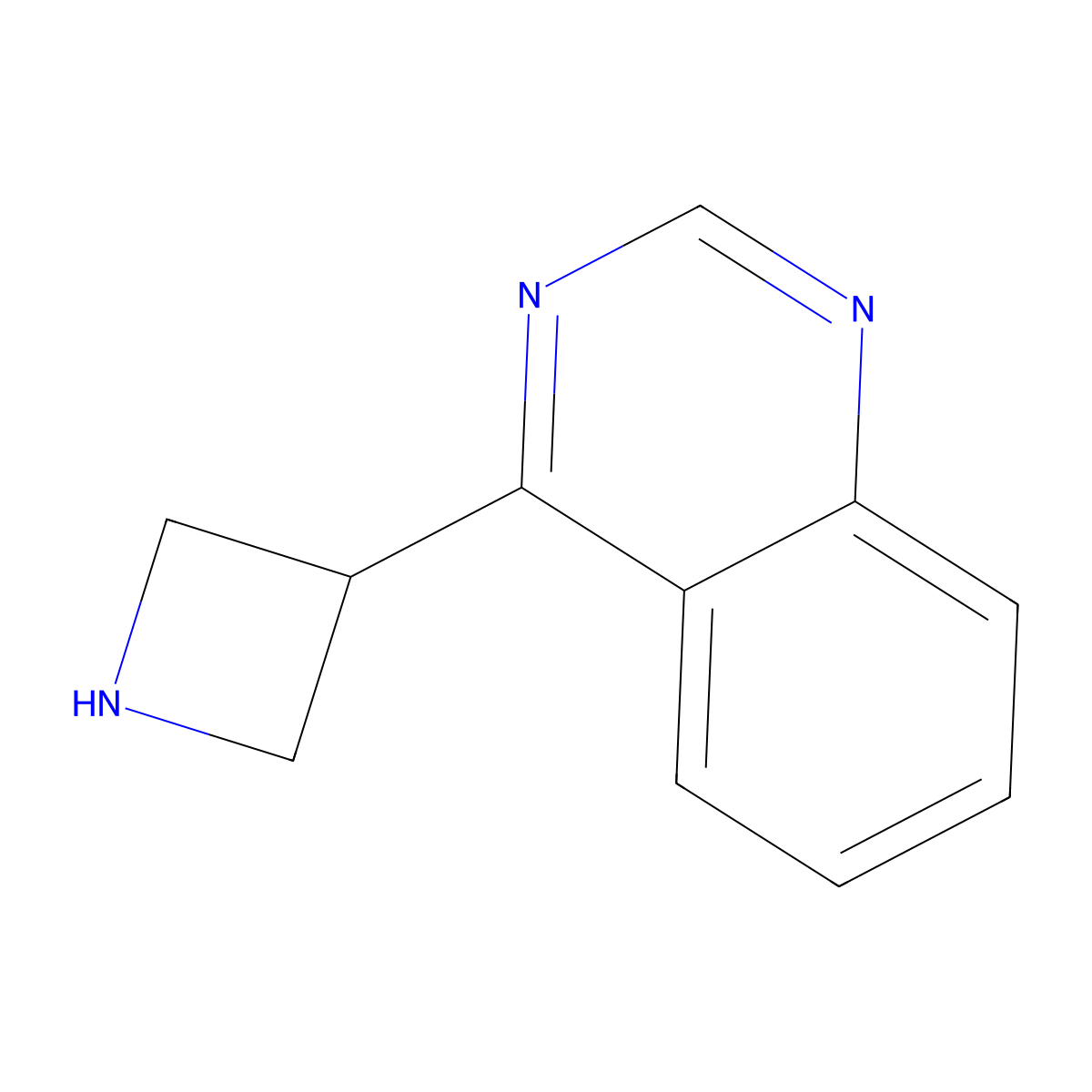 4-(Azetidin-3-yl)quinazoline molecular structure, CAS 2160312-50-3