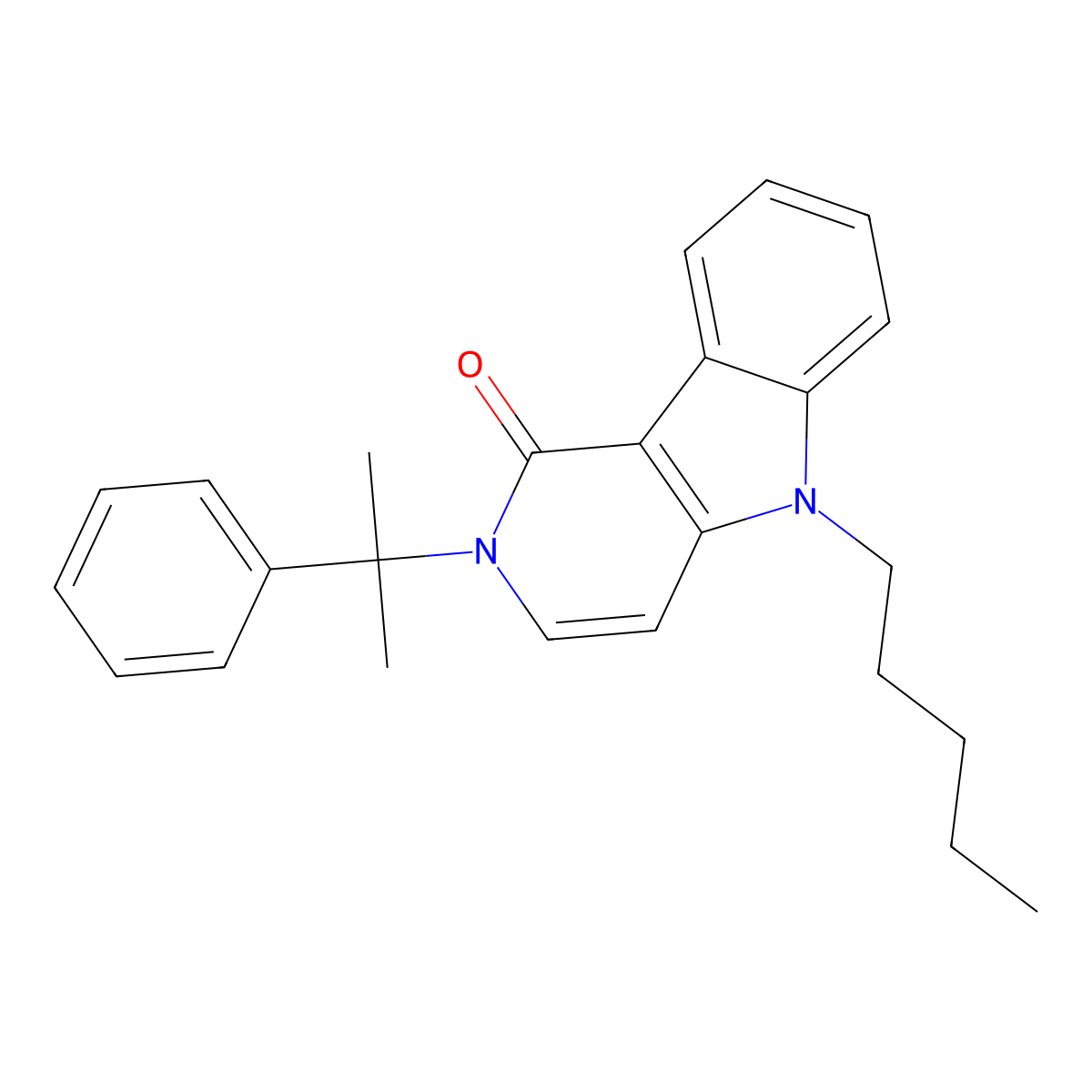 CUMYL-PeGACLONE molecular structure, CAS 2160555-55-3