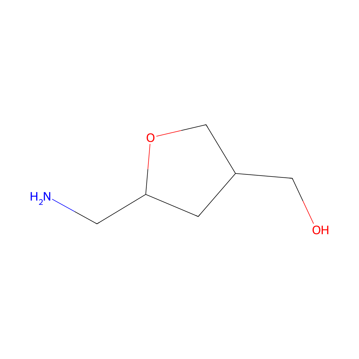 [5-(Aminomethyl)oxolan-3-yl]methanol molecular structure, CAS 2160566-59-4