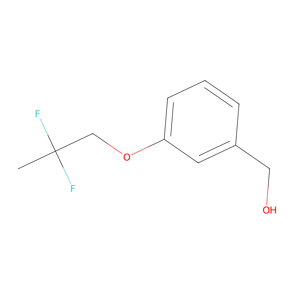 (3-(2,2-Difluoropropoxy)phenyl)methanol molecular structure, CAS 2160580-82-3