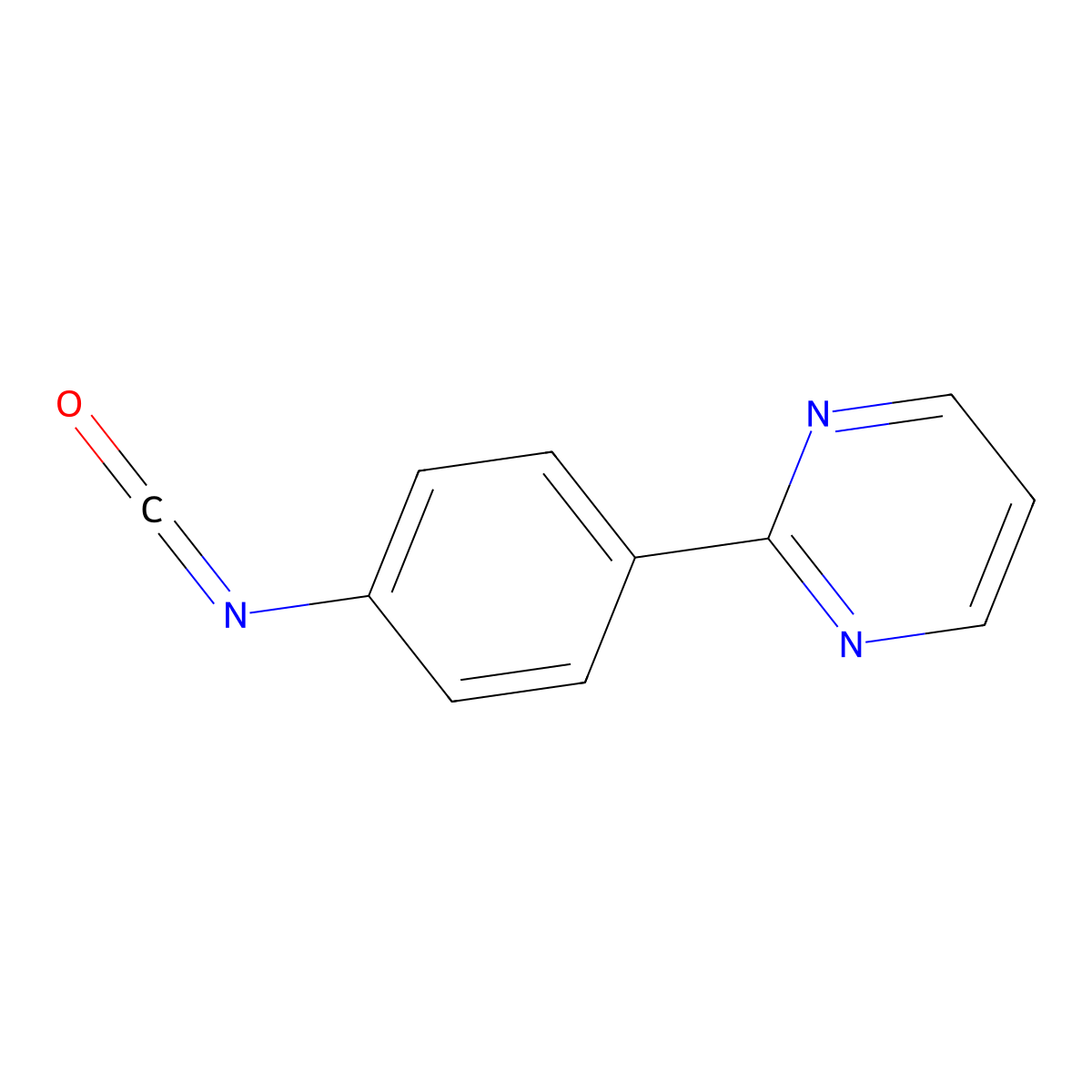 2-(4-Isocyanatophenyl)pyrimidine molecular structure, CAS 216059-84-6
