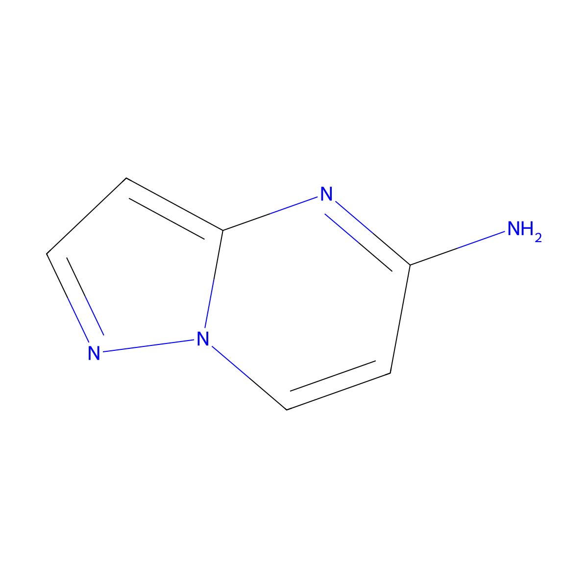 Pyrazolo[1,5-a]pyrimidin-5-amine molecular structure, CAS 216066-95-4