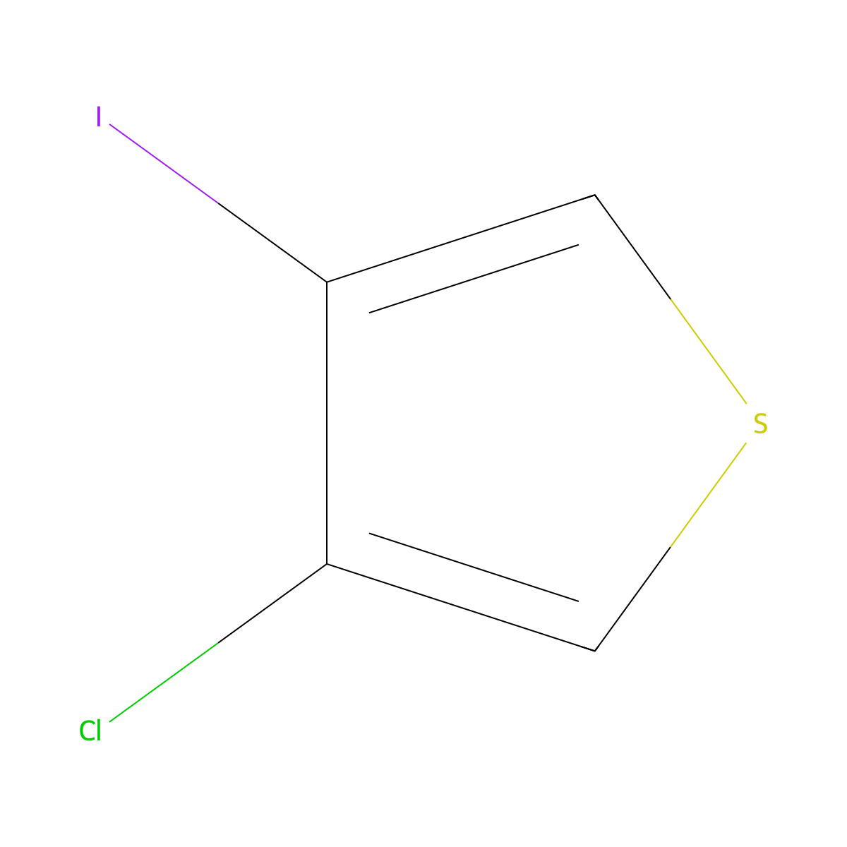 3-Chloro-4-iodothiophene molecular structure, CAS 2160743-90-6