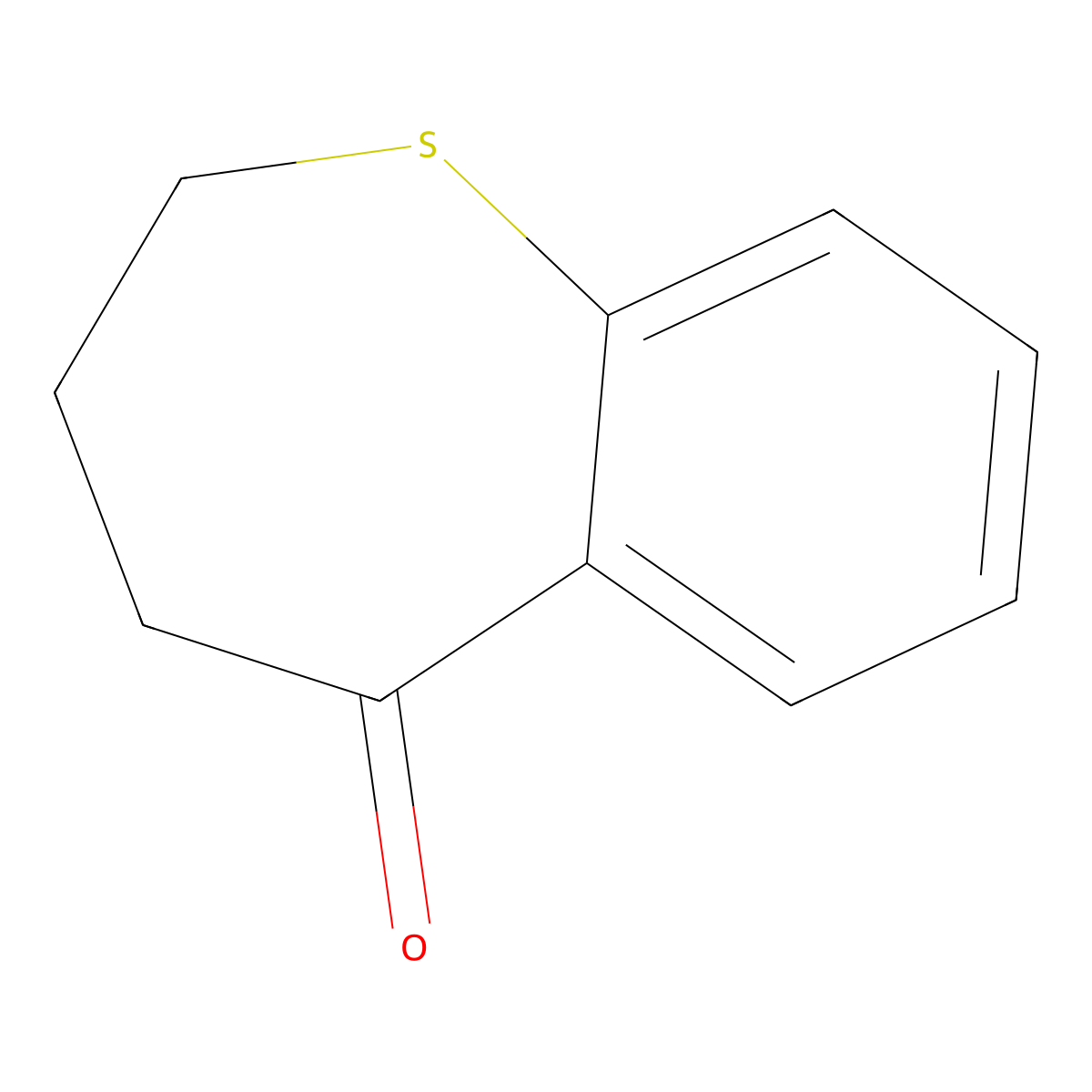 2,3,4,5-Tetrahydro-1-benzothiepin-5-one molecular structure, CAS 21609-70-1