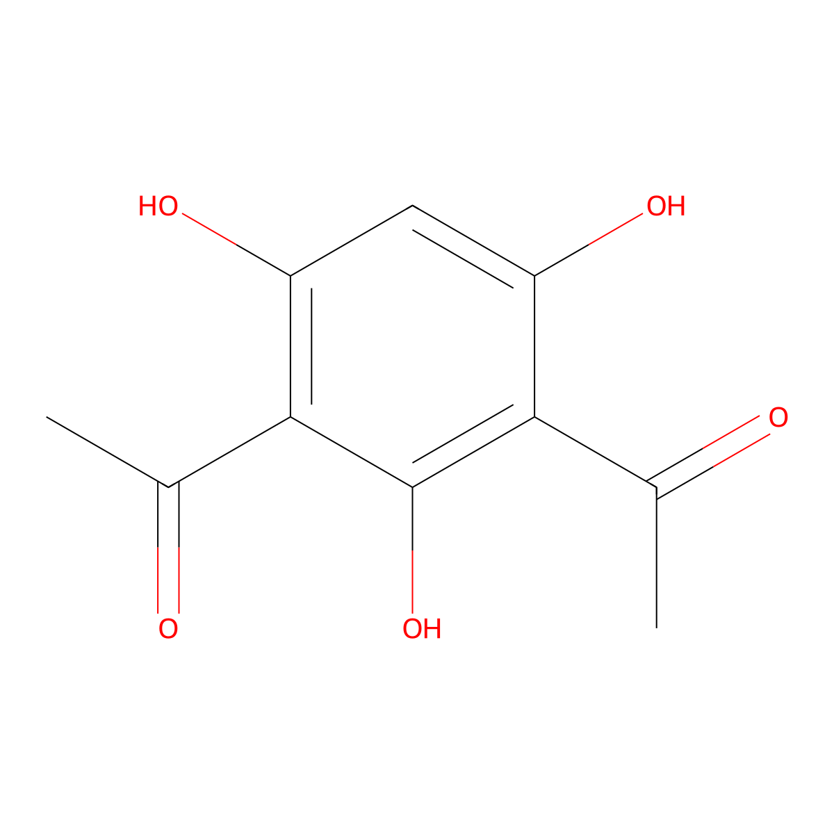 2,4-Diacetylphloroglucinol molecular structure, CAS 2161-86-6
