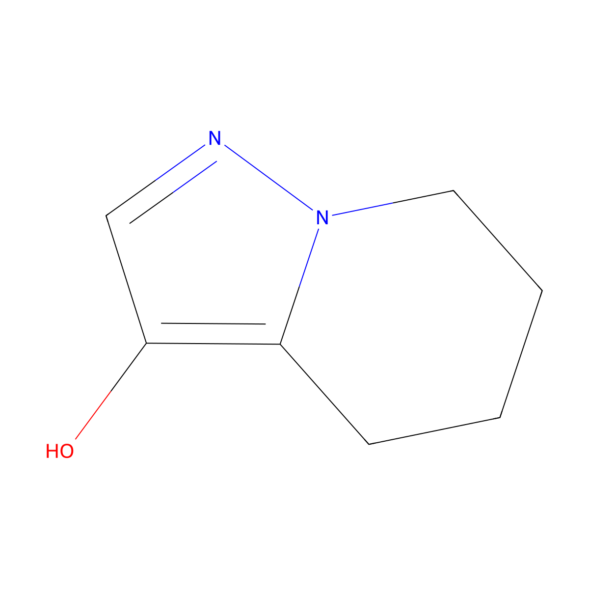 4H,5H,6H,7H-pyrazolo[1,5-a]pyridin-3-ol molecular structure, CAS 2161118-53-0