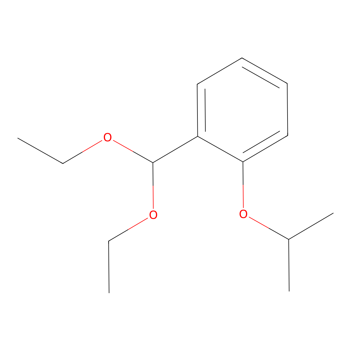 1-(Diethoxymethyl)-2-isopropoxybenZene molecular structure, CAS 2161439-13-8