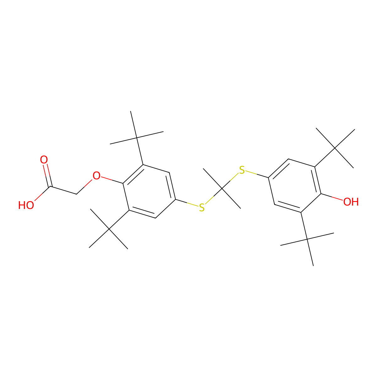 Camobucol molecular structure, CAS 216167-92-9