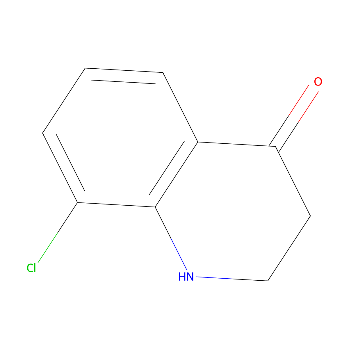8-Chloro-2,3-dihydro-1H-quinolin-4-one molecular structure, CAS 21617-11-8