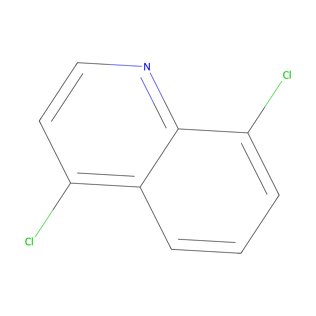 4,8-Dichloroquinoline molecular structure, CAS 21617-12-9